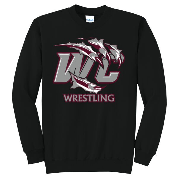 West Creek Wrestling - Core Fleece Crewneck Sweatshirt Thumbnail