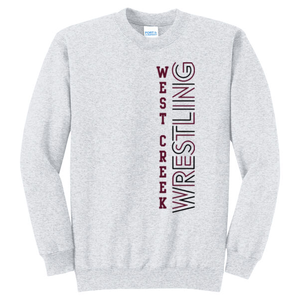 West Creek Wrestling  - Core Fleece Crewneck Sweatshirt Thumbnail