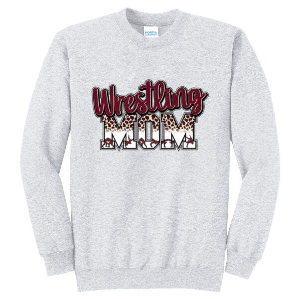 West Creek Wrestling Mom - Core Fleece Crewneck Sweatshirt Thumbnail
