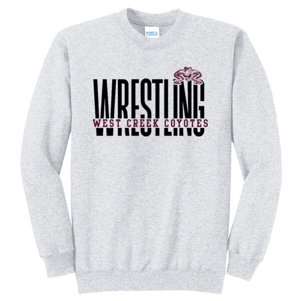 West Creek Wrestling - Core Fleece Crewneck Sweatshirt Thumbnail