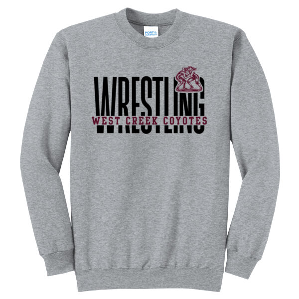 West Creek Wrestling - Core Fleece Crewneck Sweatshirt Thumbnail